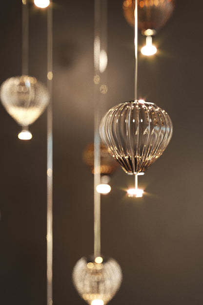 Lollipop Pendant Lamp Brass